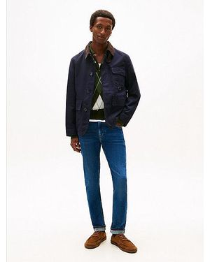 Tommy Hilfiger Vaqueros Bleecker Desteñidos De Corte Slim - Azul