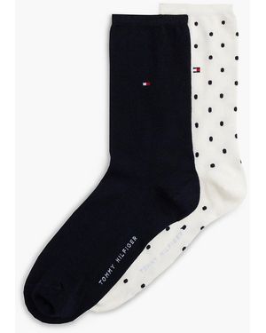 Tommy Hilfiger 2-pack Polka Dot Socks - Black