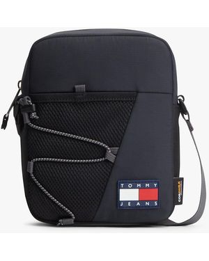 Tommy Hilfiger Outdoor Mesh Pocket Crossbody Reporter Bag - Blue