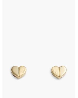 Tommy Hilfiger Pendientes De Botón En Forma De Corazón - Neutro