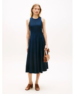 Tommy Hilfiger Vestito Midi - Blu