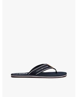 Tommy Hilfiger Zehentrenner Mit Gurtband-Riemen - Blau