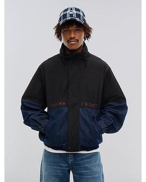 Tommy Hilfiger X Frgmt Colour Blocked Regatta Jacket - Blue