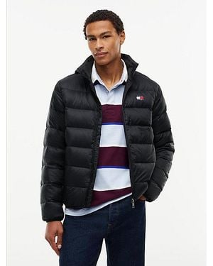 Tommy Hilfiger Tommy Jeans Packable Lightweight Down Ripstop Relaxed Jacket - Blue