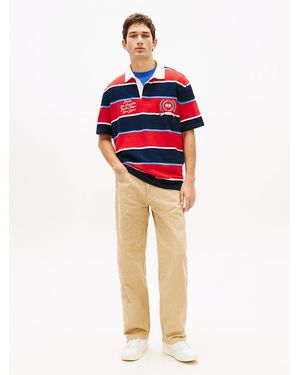 Tommy Hilfiger Jaimie Textured Relaxed Canvas Trousers