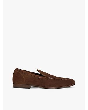 Tommy Hilfiger Mocasines De Ante Flexibles - Marrón
