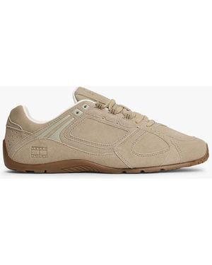 Tommy Hilfiger Archive Runner Suede Low Profile Trainers - White