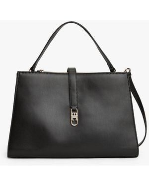 Tommy Hilfiger Th Monogram Crossbody Satchel - Black
