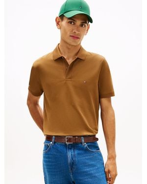 Tommy Hilfiger Performance Regular Fit Pique Polo Shirt - Blue