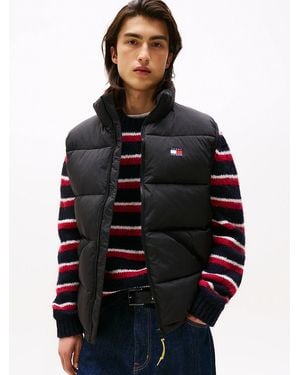Tommy Hilfiger Crinkle Water Repellent Relaxed Puffer Gilet - Black