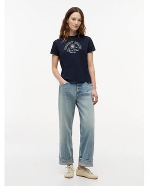 Tommy Hilfiger Selvedge High Rise Slim Straight Jeans - Blue