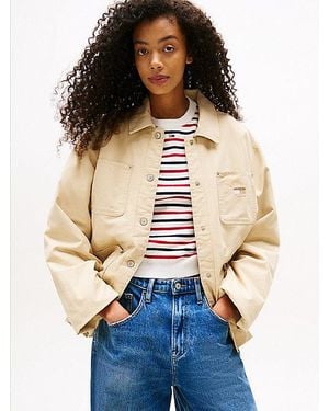Tommy Hilfiger Chaqueta Utilitaria Con Parche De Tommy - Azul