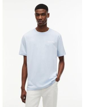 Tommy Hilfiger Back Graphic Jersey Crew Neck T-Shirt - White
