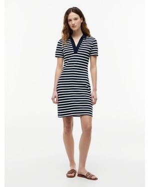 Tommy Hilfiger 1985 Slim Mini Short Sleeve Polo Dress - Blue