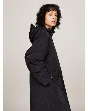 Tommy Hilfiger Water Repellent 2-in-1 Hooded Coat - Black