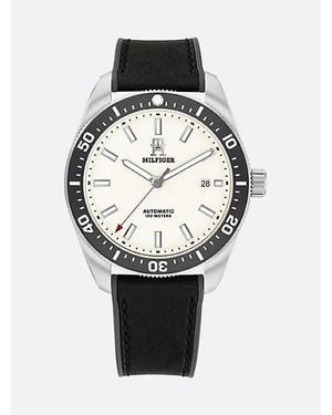 Tommy Hilfiger Reloj Con Esfera De Color Crema - Gris