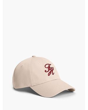 Tommy Hilfiger Logo Embroidery Twill Baseball Cap - Pink