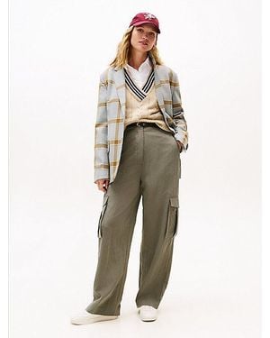 Tommy Hilfiger Loose Straight Leg Fit Utility-Hose - Natur