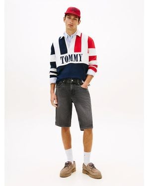Tommy Hilfiger Ronnie Slim Denim Shorts - Grey