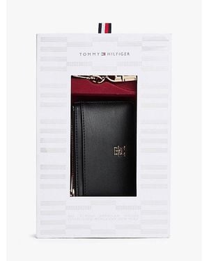 Tommy Hilfiger Caja De Regalo Con Tarjetero Y Colgante - Blanco