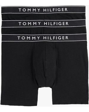 Tommy Hilfiger 3-pack Logo Waistband Boxer Briefs - Black