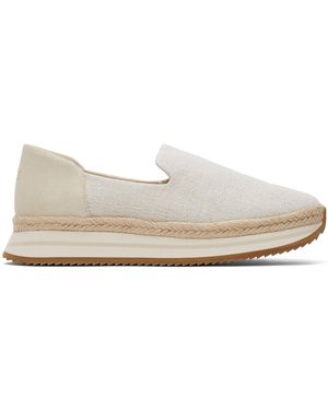 TOMS Jocelyn Espadrille Trainer - White