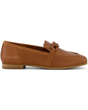 TOMS Lynette Loafer Shoes - Brown