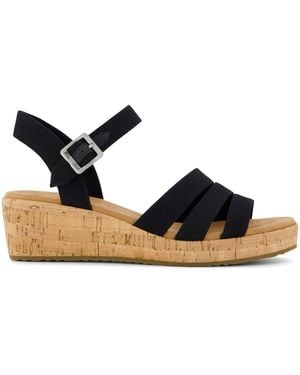 TOMS Julia Wedge Sandal - Blue