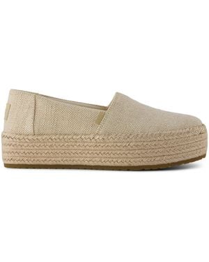 TOMS Valencia Platform Espadrille - Natural