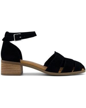 TOMS Jaclyn Fisherman Heel Sandal - Black