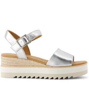 TOMS Diana Wedge Sandal - Metallic