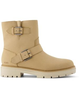 TOMS Ionie Moto Boots - Natural