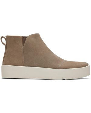 TOMS Verona Mid Platform Trainer - Brown