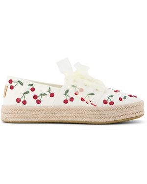 TOMS Carolina Lace-Up Espadrille - Pink