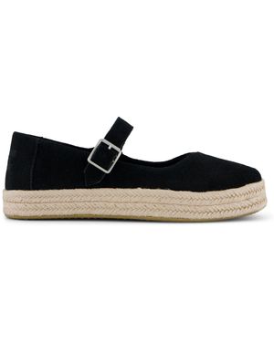 TOMS Carolina Mary Jane Espadrille - Black