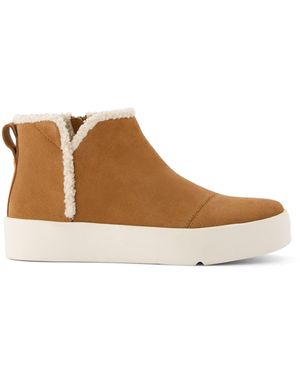 TOMS Verona Mid Platform Trainer - Brown