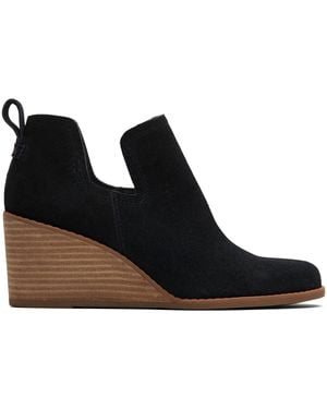 TOMS Kallie Wedge Bootie - Black
