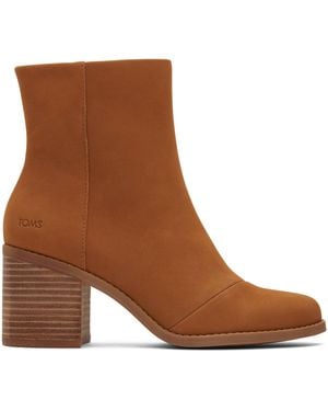 TOMS Evelyn Heeled Boots - Brown