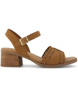 TOMS Eloise Heel Sandal - Brown