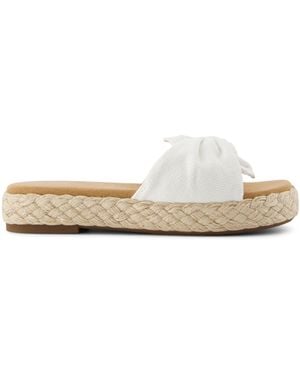 TOMS Abby Slide Platform Sandal - White