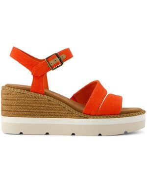 TOMS Darya Wedge Sandal - Red