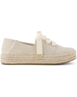TOMS Carolina Lace-Up Espadrille - Natural