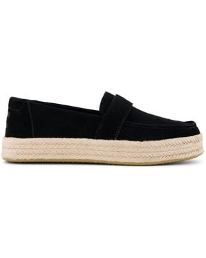 TOMS Blakely Espadrille Loafer - Black