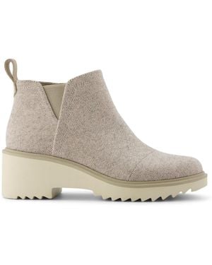 TOMS Maude Wedge Boots - Brown