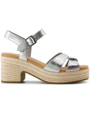 TOMS Isla Heeled Sandal - Metallic