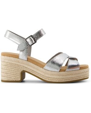 TOMS Isla Heeled Sandal - Metallic