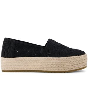 TOMS Valencia Platform Espadrille - Blue