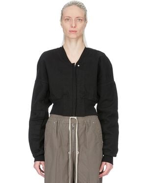 Rick Owens Flight Cropped Jacket - Black
