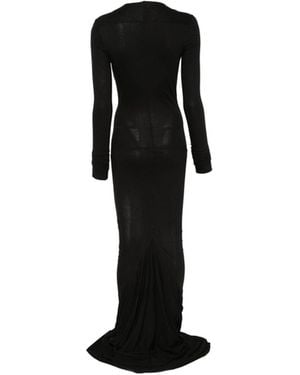 Rick Owens Simple Edfu Gown Dress - Black