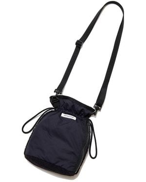 Undercover Sherpa Nylon Drawstring Mini Pouch - Blue